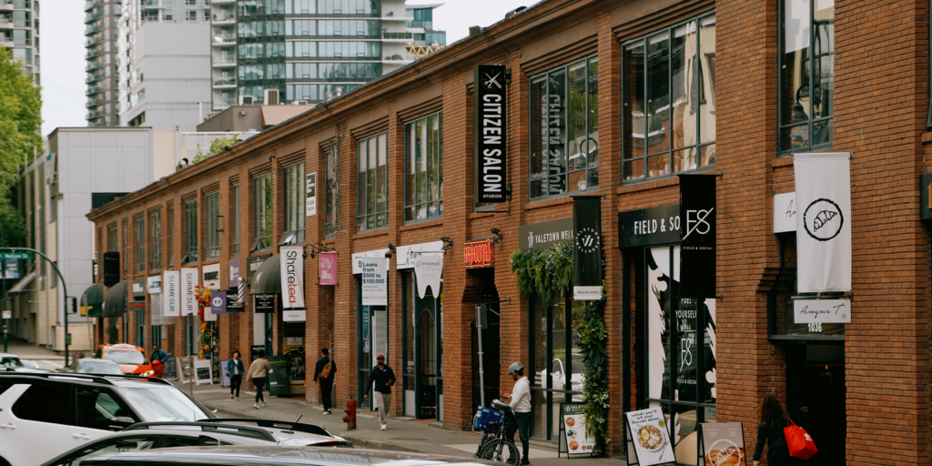 Vancouver's trendy Yaletown neighbourhood